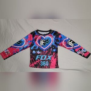 Fox Kids Multicolor Long Sleeve Riding Jersey
